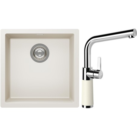 Set Schock S13-10 (dřez Kaia N-100 Magnolia + baterie SC-540 Magnolia)