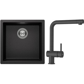 Set Schock S13-1 (dřez Kaia N-100 Stone + baterie Epos Stone)