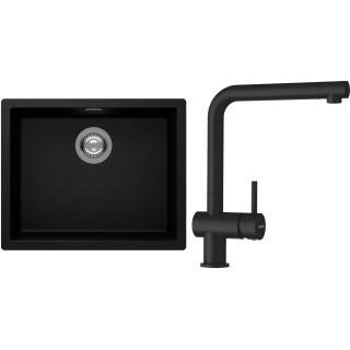 Set Schock S14-1 (dřez Kaia N-100L Magma + baterie Epos Magma)