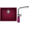 Set Schock S14-10 (dřez Kaia N-100L Berry + baterie SC-540 Berry)