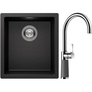 Set Schock S12-6 (dřez Kaia N-100S Stone + baterie SC-520 Stone)