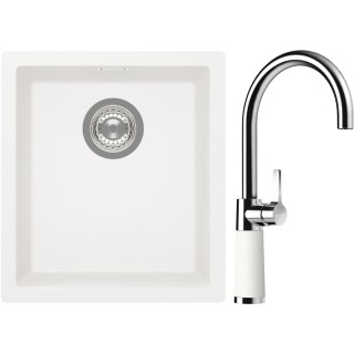 Set Schock S12-6 (dřez Kaia N-100S Polaris + baterie SC-520 Polaris)