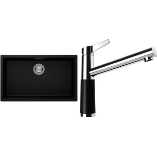 Set Schock S15-4 (dřez Kaia N-100XL Puro + baterie SC-510 Puro)