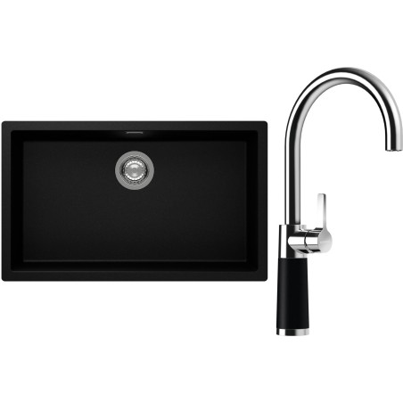 Set Schock S15-6 (dřez Kaia N-100XL Puro + baterie SC-520 Puro)