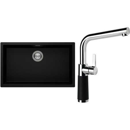 Set Schock S15-10 (dřez Kaia N-100XL Puro + baterie SC-540 Puro)