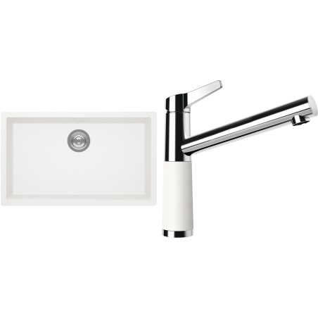 Set Schock S15-4 (dřez Kaia N-100XL Polaris + baterie SC-510 Polaris)