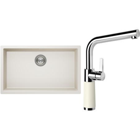 Set Schock S15-10 (dřez Kaia N-100XL Magnolia + baterie SC-540 Magnolia)