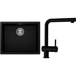 Set Schock S14-2 (dřez Kaia N-100L Puro + baterie Epos.120 Puro)