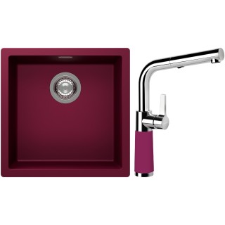 Set Schock S13-11 (dřez Kaia N-100 Berry + baterie SC-540.120 Berry)