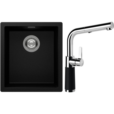 Set Schock S12-11 (dřez Kaia N-100S Puro + baterie SC-540.120 Puro)