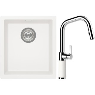 Set Schock S12-9 (dřez Kaia N-100S Polaris + baterie SC-530.120 Polaris)