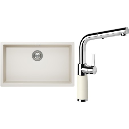 Set Schock S15-11 (dřez Kaia N-100XL Magnolia + baterie SC-540.120 Magnolia)