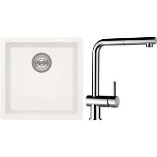 Set Schock S13-13 (dřez Kaia N-100 Polaris + baterie Epos.120 Chrom)