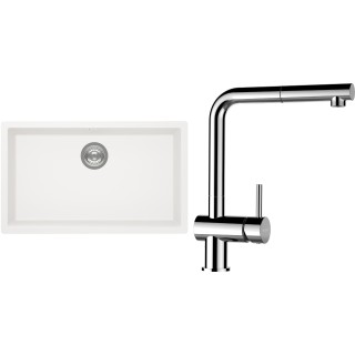 Set Schock S15-13 (dřez Kaia N-100XL Polaris + baterie Epos.120 Chrom)