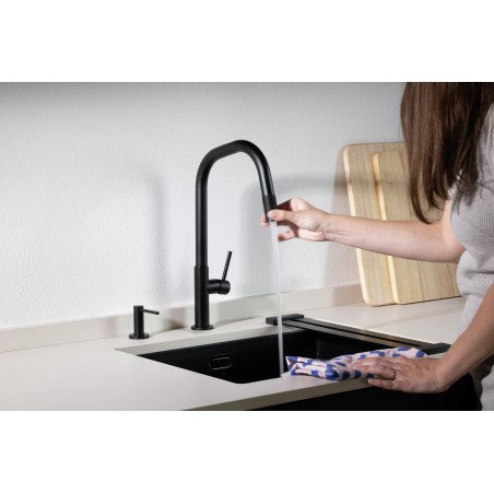 Kuchyňská baterie Schock Talinos.120 Gunmetal brushed