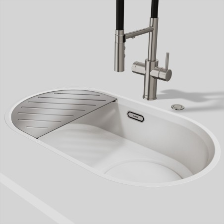 Ovládací knoflík excentru Blanco PushControl III Nerez kartáčovaný