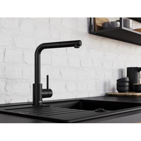 Kuchyňská baterie Blanco Mila ECO Černá matná