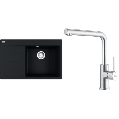 Set Franke G287O (dřez CNG 611-78 TL/7 Onyx + baterie FC 6985.501 SMART GLENDA Celonerez)