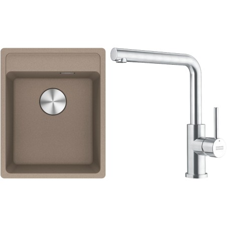 Set Franke G294KA (dřez MRG 610-37 RTL Kašmír + baterie FC 6985.501 SMART GLENDA Celonerez)