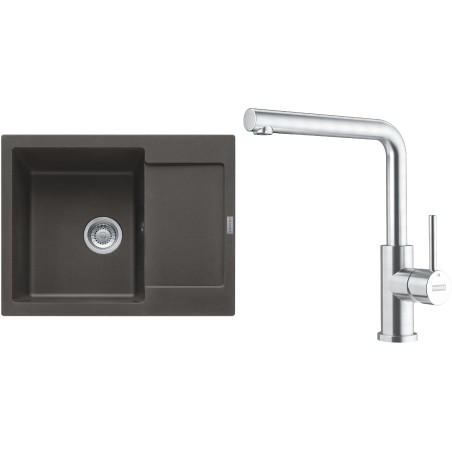 Set Franke G299ŠB (dřez MRG 611-62 Šedá břidlice + baterie FC 6985.501 SMART GLENDA Celonerez)