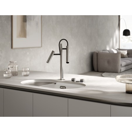 Kuchyňský dřez Blanco Oovalon 700-U Cloud White