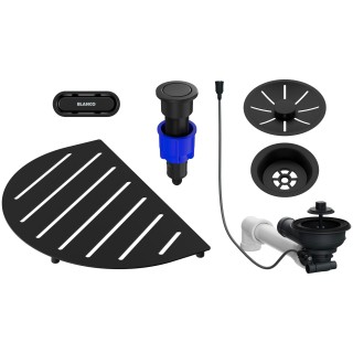 Komponenty ke dřezu Blanco Oovalon 527994 Černá matná