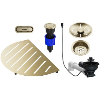 Komponenty ke dřezu Blanco Oovalon 527995 Satin Gold