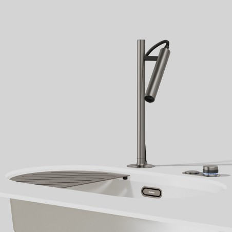 Kuchynská batéria Blanco Luneoo-S Satin Dark Steel