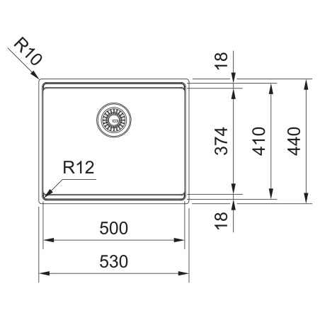 Kuchynský drez Franke Box BXX PRO 210/110-50 Nerez