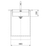 Kuchynský drez Franke Box BXX PRO 210/110-50 Nerez