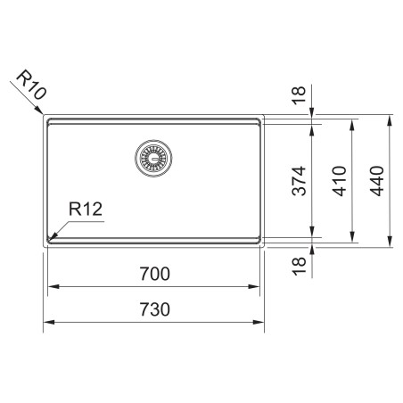 Kuchynský drez Franke Box BXX PRO 210/110-70 Nerez