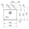 Kuchynský drez Franke Box BXX PRO 210/610-50 TL Nerez