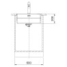 Kuchynský drez Franke Box BXX PRO 210/610-50 TL Nerez