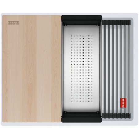 Kuchynský drez Franke Kubus 2 KNG PRO 110-52 Biela-led