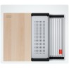 Kuchynský drez Franke Kubus 2 KNG PRO 610-53 Biela-led