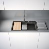 Kuchynský drez Franke Kubus 2 KNG PRO 610-73 Biela-led