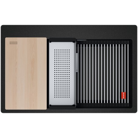 Kuchynský drez Franke Kubus 2 KNG PRO 610-73 Onyx