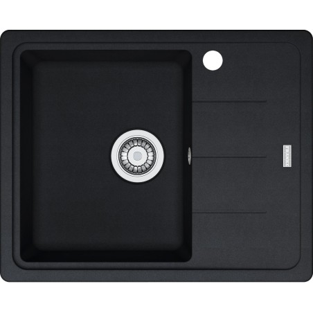 Kuchyňský dřez Franke Basis BFG 611-62 Onyx, s otvorem, levý