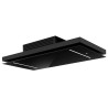 Stropní digestoř Airforce F207 EASY FIT BL/F/100 Černá/černé sklo