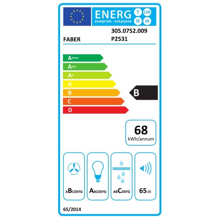 Vstavaný odsávač pár Faber INKA LUX SMART EV8 BK A52 Čierna