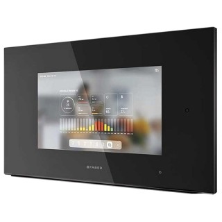 Komínový odsávač pár Faber K-AIR TOUCH KL A80 Čierna/čierne sklo