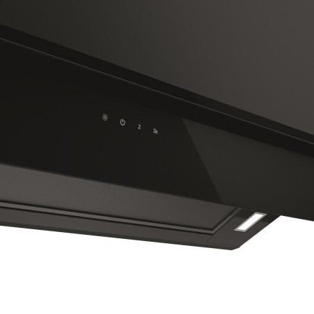Komínová digestoř Faber TRUE DOUBLE BLACK F80 Černá/černé sklo
