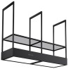 Ostrůvková digestoř Faber T-SHELF EVOLUTION BK MATT F160 KL Černá mat