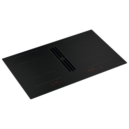 Varná deska s odsáváním Faber GALILEO DOUBLE BLACK F83 Černé sklo mat