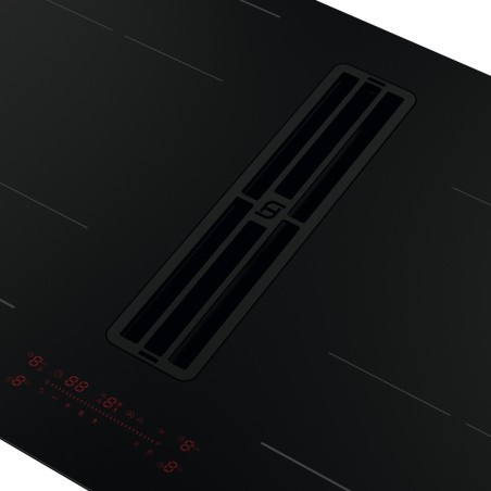 Varná deska s odsáváním Faber GALILEO PURE BLACK F83 Černé sklo mat