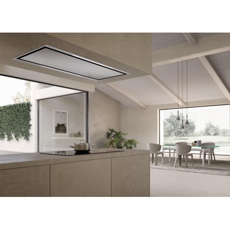 Stropný odsávač pár s čističkou vzduchu Faber AIR HUB HEAVEN LIGHT PRO X KL A120 Nerez