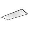Stropný odsávač pár Faber HEAVEN DUAL LIGHT G/WH FLAT KL A120 Nerez/biele sklo