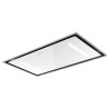 Stropný odsávač pár Faber HEAVEN DUAL LIGHT G/WH FLAT KL A90 Nerez/biele sklo