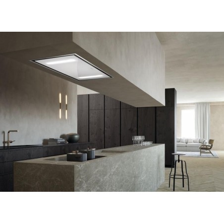 Stropný odsávač pár Faber HEAVEN DUAL LIGHT G/WH FLAT KL A90 Nerez/biele sklo