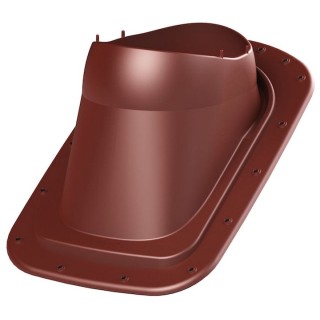 Střešní průchodka Faber 360128 pro plech rovný červená